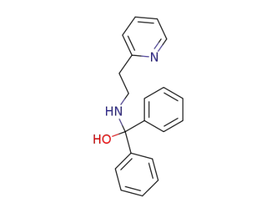 Diphenyl-(2-pyridin-2-yl-ethylamino)-methanol