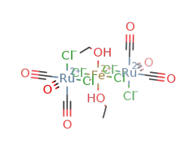 [Ru2Cl2(μ-Cl)4(CO)6Fe(CH3CH2OH)2]