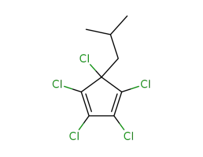 1,2,3,4,5-Pentachlor-1-isobutyl-cyclopentadien-(2,4)